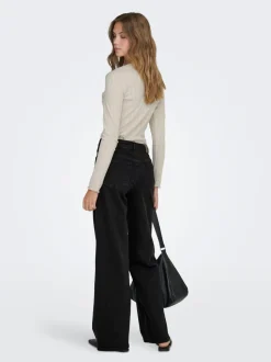 ONLMADISON Hohe Taille Weiter Beinschnitt Jeans