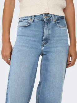 ONLMADISON Hohe Taille Weiter Beinschnitt Jeans