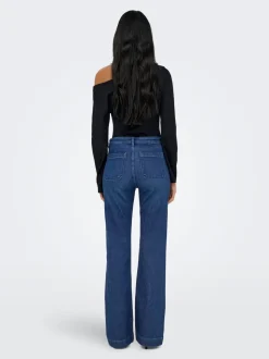 ONLMADISON Hohe Taille Flared Jeans