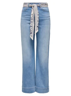ONLMADISON Hohe Taille Weiter Beinschnitt Jeans