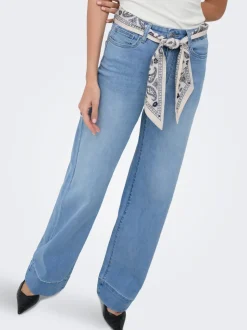 ONLMADISON Hohe Taille Weiter Beinschnitt Jeans