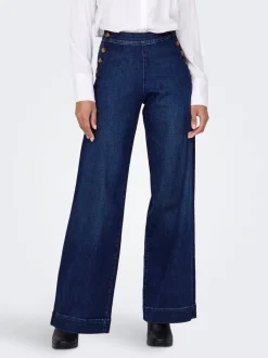 ONLMADISON Hohe Taille Weiter Beinschnitt Jeans