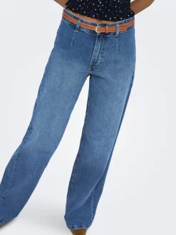 ONLMADISON Hohe Taille Weiter Beinschnitt Jeans