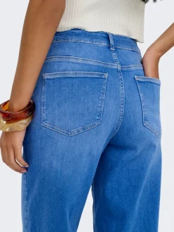 ONLMADISON Hohe Taille Weiter Beinschnitt Jeans