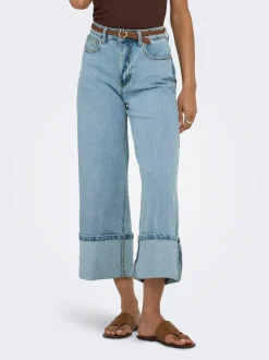 ONLMADISON Hohe Taille Weiter Beinschnitt Jeans