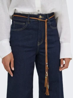ONLMADISON Hohe Taille Weiter Beinschnitt Verkürzt Jeans