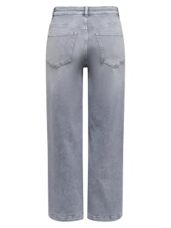 ONLMADISON Hohe Taille Weiter Beinschnitt Verkürzt Jeans