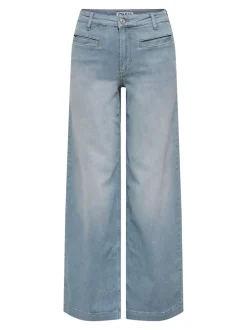 ONLMADISON Hohe Taille Weiter Beinschnitt Jeans