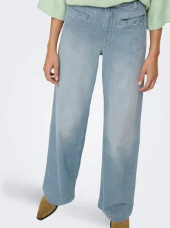 ONLMADISON Hohe Taille Weiter Beinschnitt Jeans