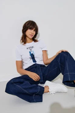 ONLMADISON Hohe Taille Weiter Beinschnitt Jeans