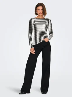 ONLMADISON Hohe Taille Weiter Beinschnitt Jeans
