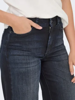 ONLMADISON Hohe Taille Weiter Beinschnitt Jeans