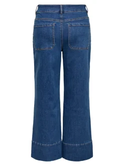 ONLMADISON Hohe Taille Weiter Beinschnitt Verkürzt Jeans