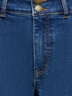 ONLMADISON Hohe Taille Weiter Beinschnitt Verkürzt Jeans