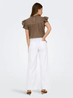 ONLMADISON Hohe Taille Weiter Beinschnitt Jeans