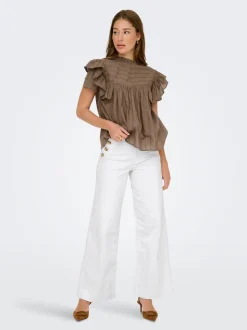 ONLMADISON Hohe Taille Weiter Beinschnitt Jeans