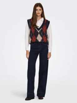 ONLMADISON Hohe Taille Weiter Beinschnitt Jeans