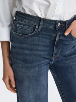 ONLMADISON Hohe Taille Weiter Beinschnitt Jeans