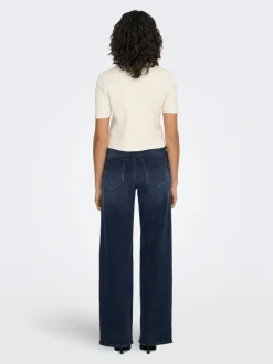 ONLMADISON Hohe Taille Weiter Beinschnitt Jeans