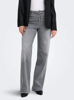 ONLMADISON Mittlere Taille Weiter Beinschnitt Jeans