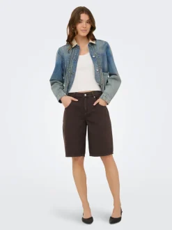 ONLMATE-SILLA Locker geschnitten Jeans-Shorts
