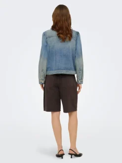 ONLMATE-SILLA Locker geschnitten Jeans-Shorts