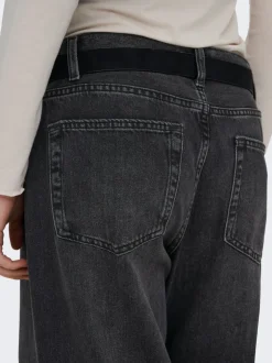 ONLMAYA Mittlere Taille Weiter Beinschnitt Jeans