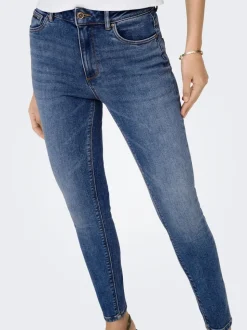 ONLMILA Hohe Taille Skinny Fit Knöchellang Jeans