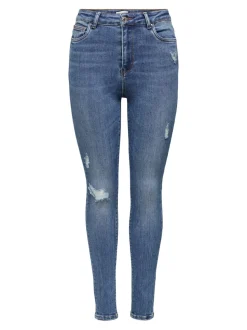 ONLMILA Hohe Taille Skinny Fit Knöchellang Jeans
