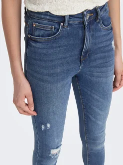 ONLMILA Hohe Taille Skinny Fit Knöchellang Jeans