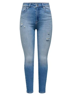 ONLMILA Hohe Taille Skinny Fit Knöchellang Jeans