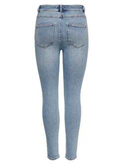ONLMILA Hohe Taille Skinny Fit Knöchellang Jeans
