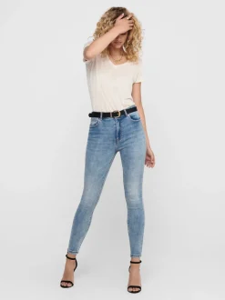 ONLMILA Hohe Taille Skinny Fit Knöchellang Jeans
