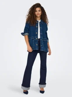 ONLMILA Mittlere Taille Flared Jeans