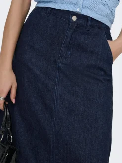 ONLMINDY Denim Jeansrock Langer Rock