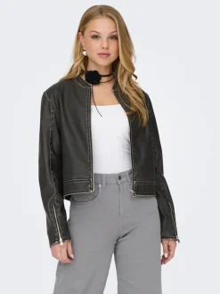 ONLMINDY Kunstlederjacke
