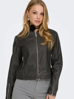 ONLMINDY Kunstlederjacke