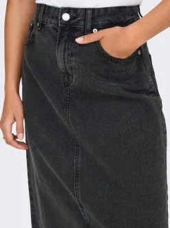 ONLNELIA Denim Jeansrock Langer Rock