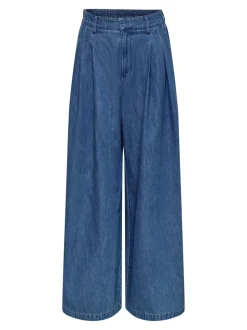 ONLNORRIE Hohe Taille Weiter Beinschnitt Jeans