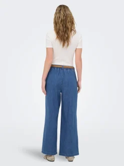 ONLNORRIE Hohe Taille Weiter Beinschnitt Jeans