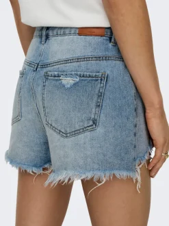 ONLPACY Hohe Taille Normal geschnitten Jeans-Shorts