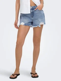 ONLPACY Hohe Taille Normal geschnitten Jeans-Shorts