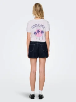 ONLPHINE Hohe Taille Normal geschnitten Jeans-Shorts