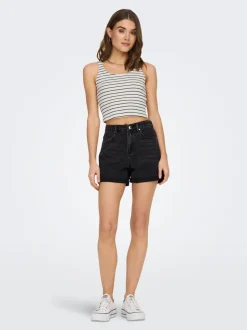 ONLPHINE Mittlere Taille Normal geschnitten Jeans-Shorts