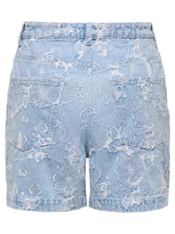 ONLPHINE-AUDE Hohe Taille Normal geschnitten Jeans-Shorts