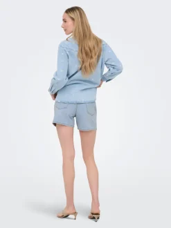 ONLPHINE Mittlere Taille Normal geschnitten Jeans-Shorts