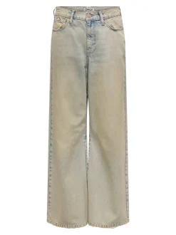 ONLPIPER-SONIC Hohe Taille Weiter Beinschnitt Jeans