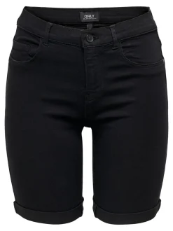 ONLRAIN Mittlere Taille Eng anliegend Jeans-Shorts