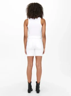 ONLRAIN Mittlere Taille Eng anliegend Jeans-Shorts