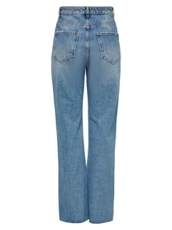 ONLRILEY Hohe Taille Gerade geschnitten Jeans